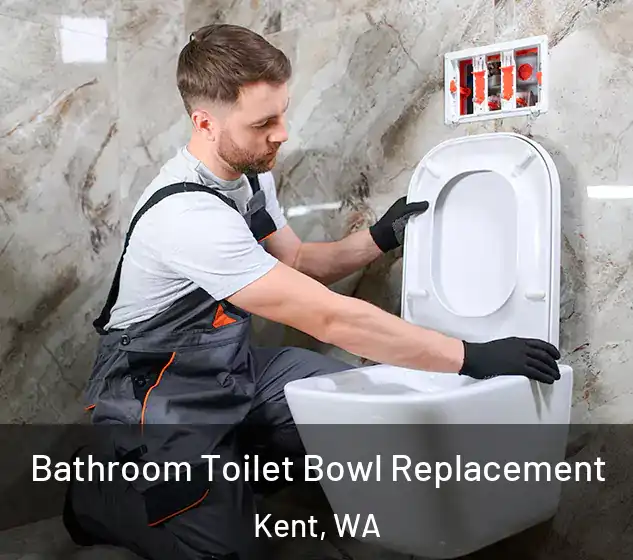  Bathroom Toilet Bowl Replacement Kent, WA